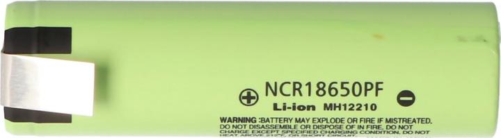Immagine prodotto Panasonic Batteria NCR18650PF - (NCR18650PD) + etichetta a saldare Z (1 pz., 18650, 2900 mAh)