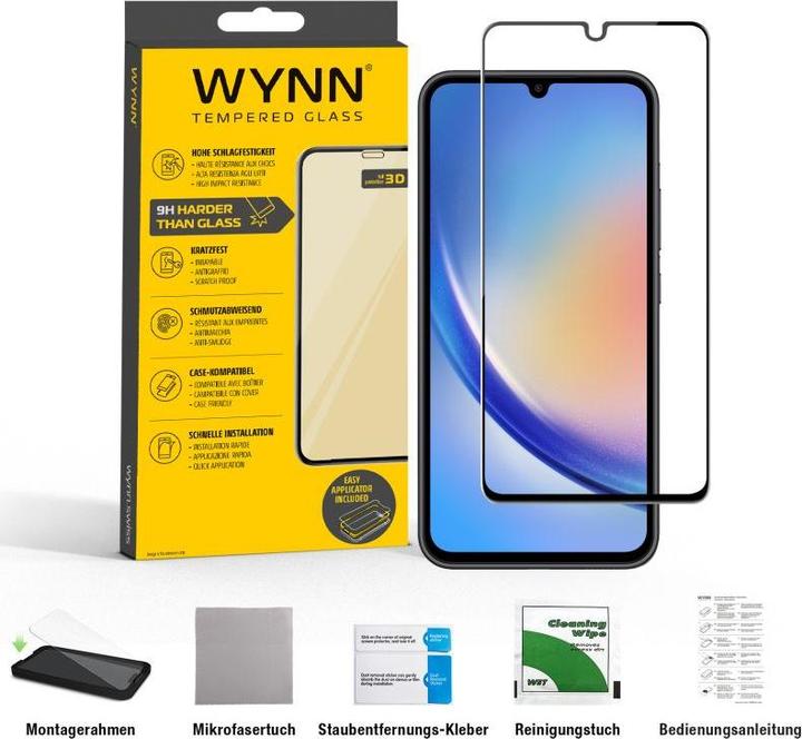 Immagine prodotto Samsung WYNN Vetro protettivo curvo 3D A34 (1 Pezzo/i, Samsung Galaxy A34 5G)