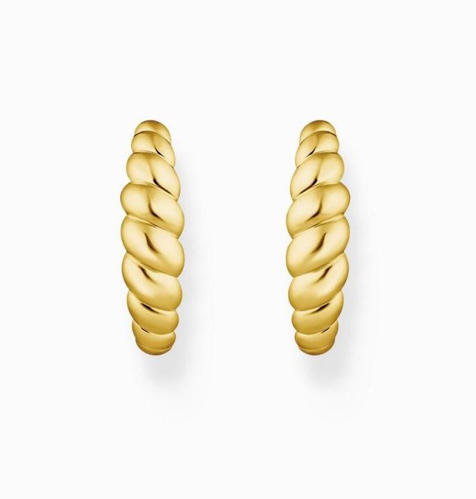 Produktbild Thomas Sabo Creolen organische Formen vergoldet (Silber 925)