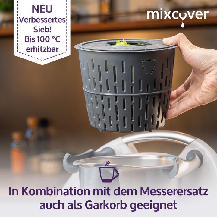 Immagine prodotto Mixcover Centrifuga per insalata compatibile con Thermomix TM6 TM5