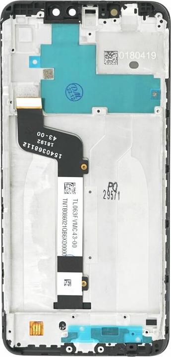 Produktbild OEM Displayeinheit + Rahmen für Xiaomi Redmi Note 6 Pro schwarz (Display, Xiaomi Redmi Note 6 Pro)