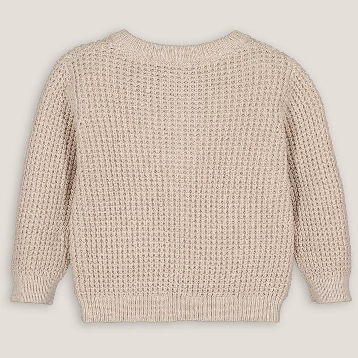 Produktbild La Redoute Collections Pullover mit Rundhals und Knopfleiste (110)