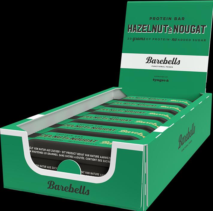 Barebells Protein Bar (Hazelnut Nougat, 12 pcs., 660 g)