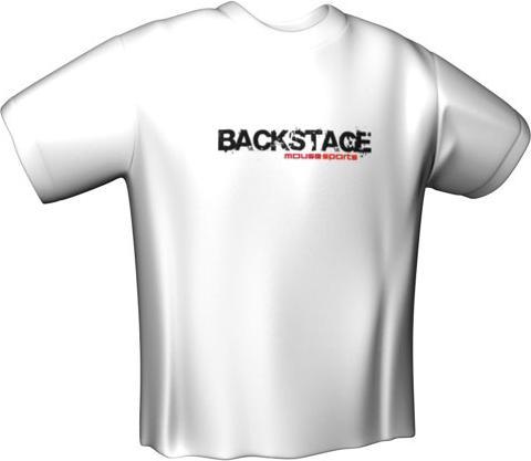 Produktbild MOUSESPORTS BACKSTAGE T-Shirt White (L) (L)