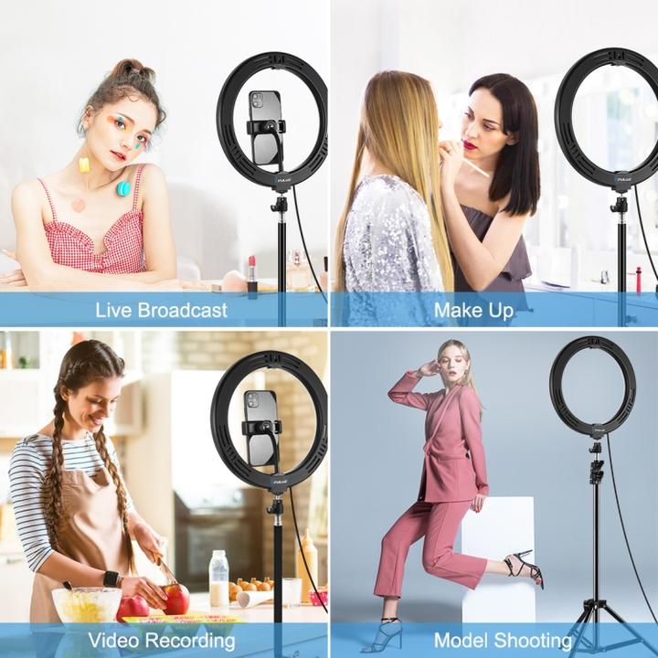Actual product image Puluz PKT3035 Selfie Video Light 26cm (Ring light)