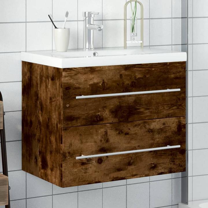 Produktbild VidaXL Waschbeckenunterschrank mit Einbaubecken