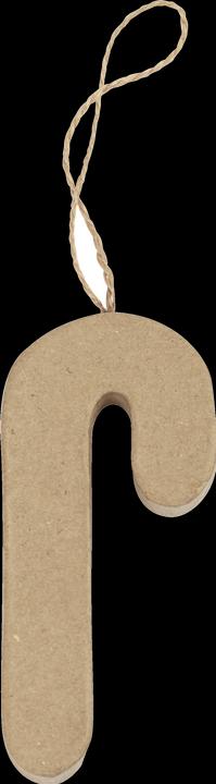 Image du produit Décopatch Sucre d'orge plat à suspendre 1x4,5x10cm - Kraft