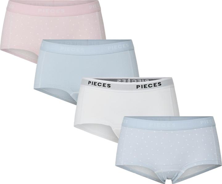 Pieces Pclogo Lady 4 Pack Aop/Solid Noos Bc