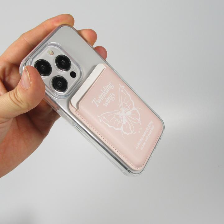 Produktbild PhoneLook Premium magnetischer Kartenhalter mit starker Haftung Kompatibel mit Apple MagSafe Design nr 3 (Apple iPhone X)