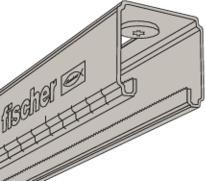 Image du produit Fischer FIS 538757 Rail de montage FLS 37/1.2 - 2m