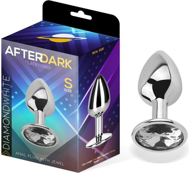 Immagine prodotto AfterDark Fantasies Butt Plug "White Diamond" piccolo