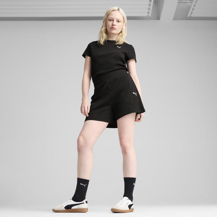 Actual product image Puma ESS ELEVATED High-Rise Rib Shorts 5" (S)