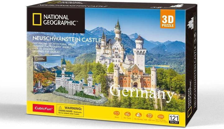 Immagine prodotto Cubicfun 3D Puzzle Schloss Neuschwanstein 121 Teile (121 pezzi)