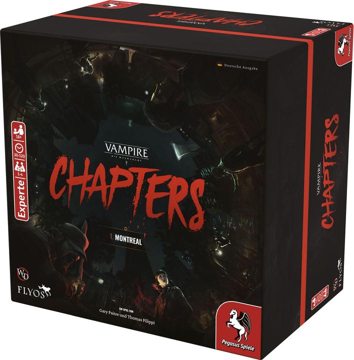 Immagine prodotto Pegasus Vampires: The Masquerade, gioco da tavolo, 1-4 giocatori, da 18 anni, versione DE (Tedesco)