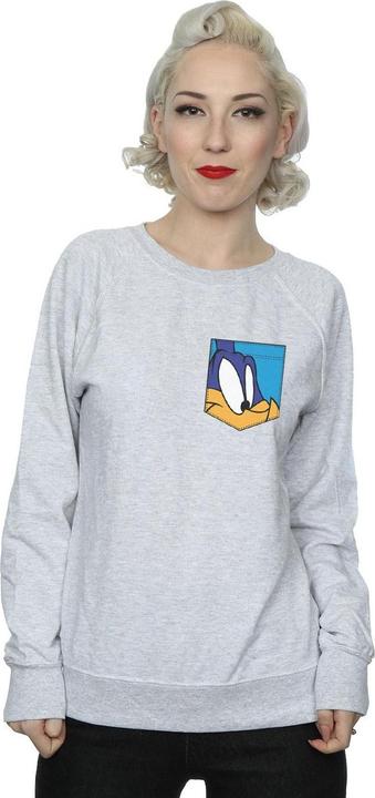 Image du produit Looney Tunes - Sweat ROAD RUNNER FACE FAUX POCKET - Femme (S)