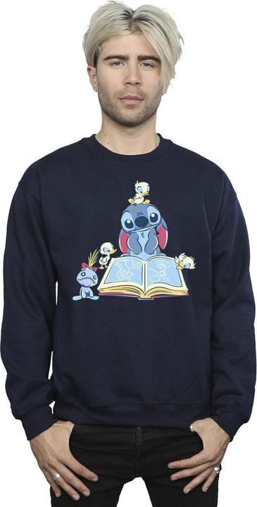 Produktbild Disney Lilo & Stitch Reading A Book Sweatshirt (XXL)