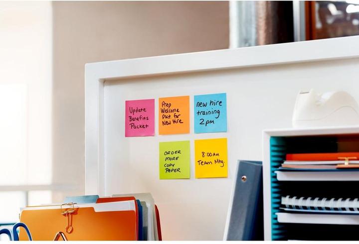 Produktbild Post-it Super Sticky Haftnotizen extrastark pink 6 Blöcke (76 x 76 mm)