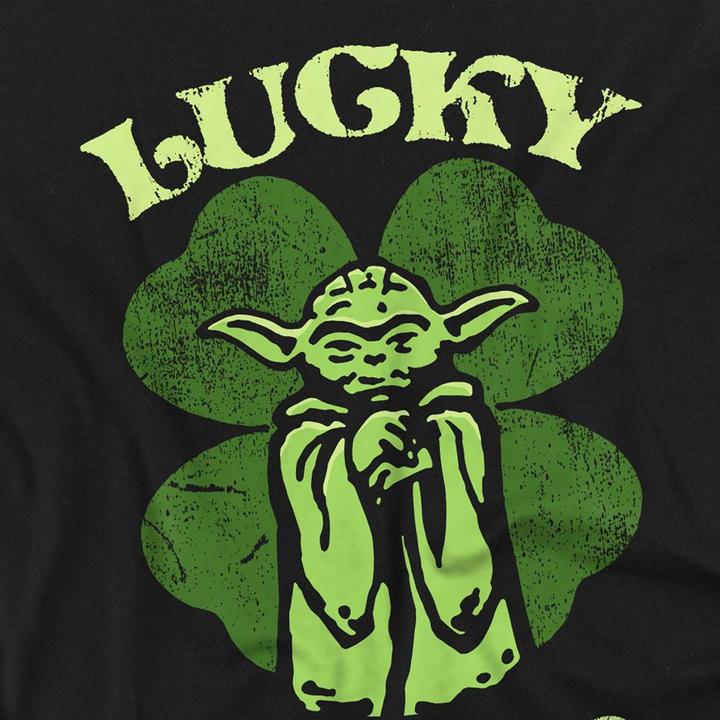 Immagine prodotto Star Wars Lucky Maglietta Giorno di San Patrizio Yoda Adulto Unisex (M)