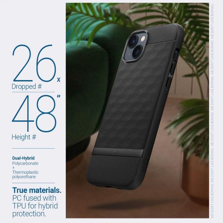 Actual product image Caseology Parallax Magsafe Case for Apple iPhone 14 Plus - matt black (Apple iPhone 14 Plus)
