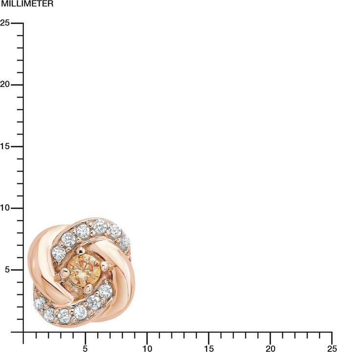 Produktbild Amor Ohrschmuck mit Knopf (Silber)