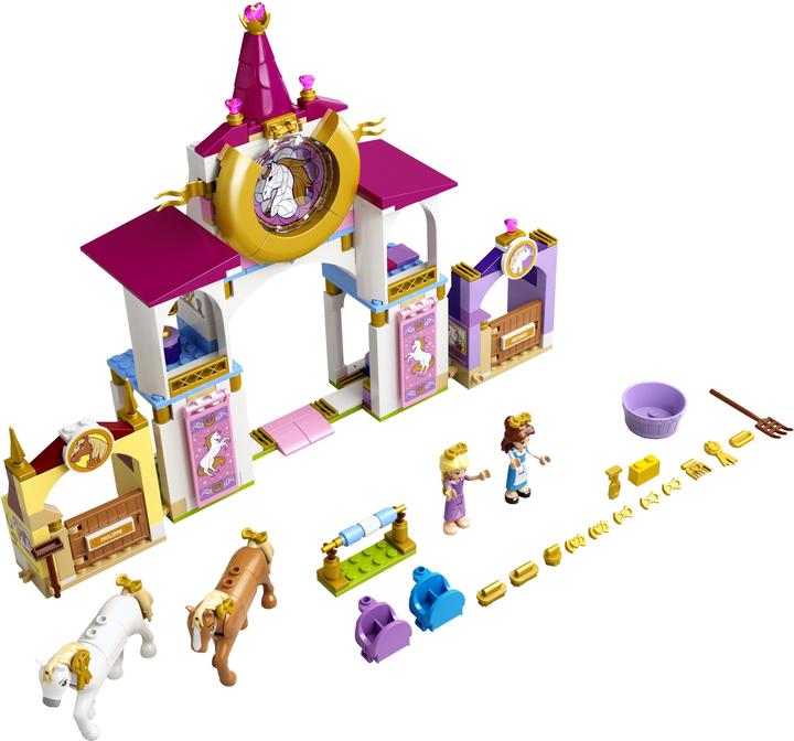 Immagine prodotto LEGO Disney Princess 43195 Belle e Rapunzel Cavallo Stabile (43195, LEGO Disney)