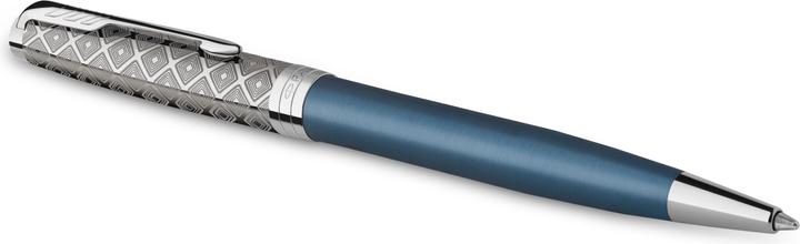 Immagine prodotto Parker Biros Sonnet Premium Metal & C.C. sw M (Metallico, Blu, 1 x)