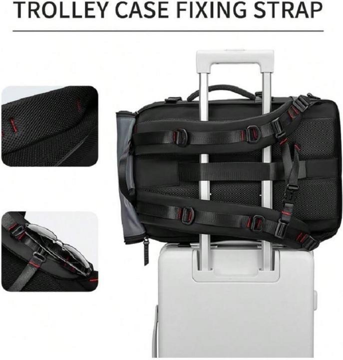 Image du produit Only-Bags.Store Waterproof 40.64 Cm Business Laptop Backpack, Travel Rucksack With Separate Shoe Bag, Outdoors