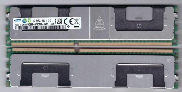 Samsung M386B4G70DM0-YK0 (1 x 32GB, 1600 MHz, DDR3L-RAM, DIMM)