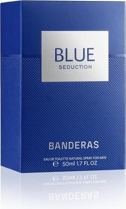 Antonio Banderas Banderas Parfums Blue Seduction Eau de Toilette für Männer Lang anhaltender frischer und lässiger (Eau de Toilette, 72 ml)