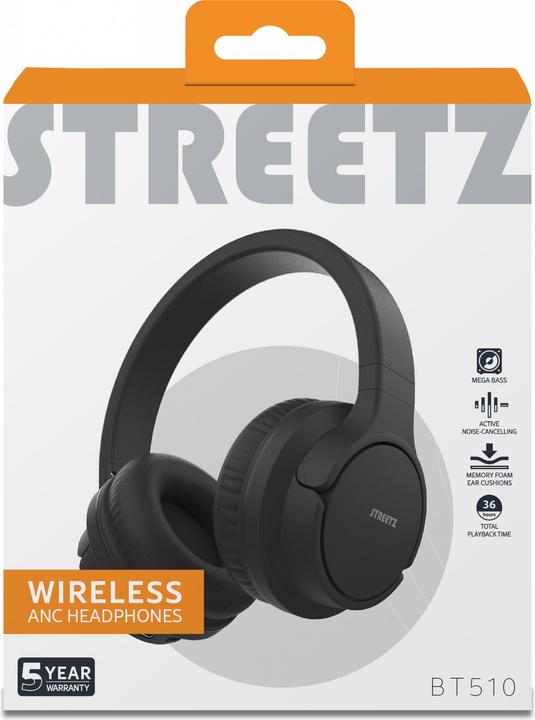 Image du produit Streetz BT510 (ANC, 36 h, Sans fil)