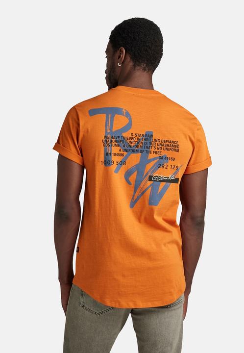Actual product image G-Star G- Star T-shirt BACK GRAPHIC LASH short-sleeved shirt (S)