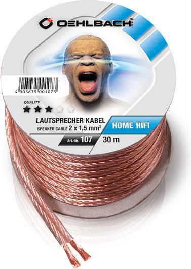 Actual product image Oehlbach Speaker Wire SP15 (30 m, 1.50 mm²)