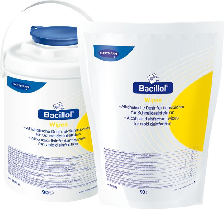 Actual product image IVF Hartmann Wipes alcohol-based rapid disinfectant wipes (498.67 ml)