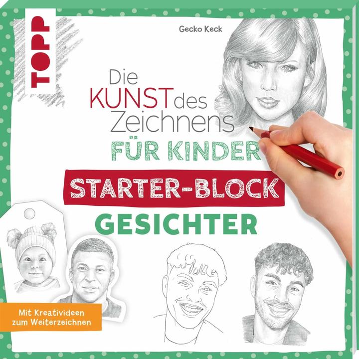 Produktbild Die Kunst des Zeichnens für Kinder Starter-Block - Gesichter