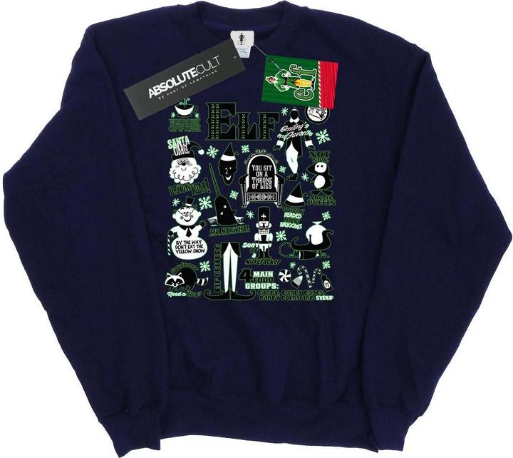 Produktbild Elf Infographic Poster Sweatshirt (S)
