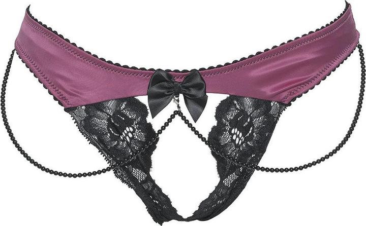 Les Jupons de Tess Swarovski pearls open thong