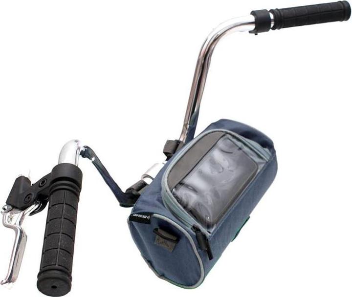 Image du produit Dunlop - Fahrradlenkertasche/Gepäcktasche mit Smartphonetasche (blau) (1.20 l, Sacoche de guidon)