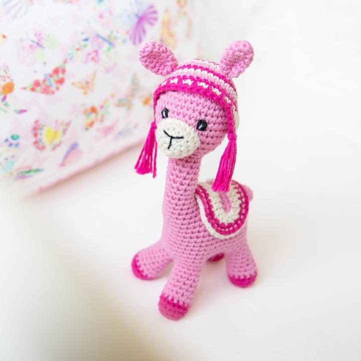 Actual product image Natura Punto Crochet Set Llama