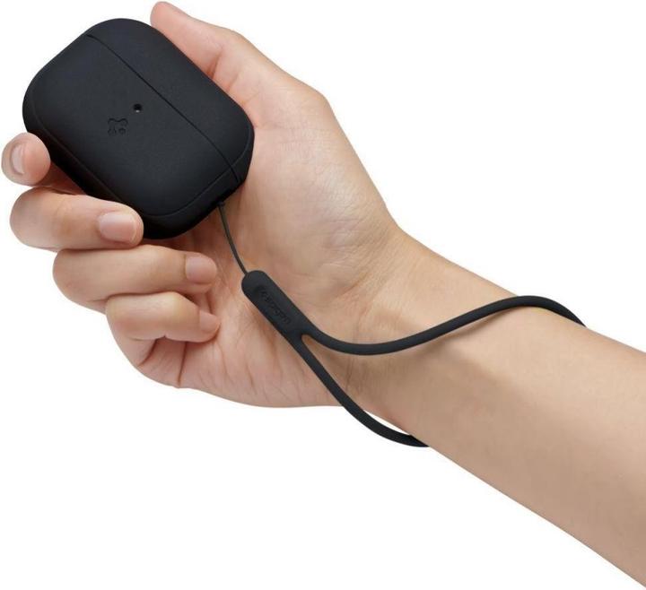 Produktbild Spigen SILICONE FIT STRAP Apple AIRPODS PRO 1 / 2 BLACK (Kopfhörer Tasche)