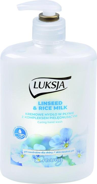 Actual product image Luksja Hand Wash Coton And Provit 500ml (Liquid soap, 500 ml)