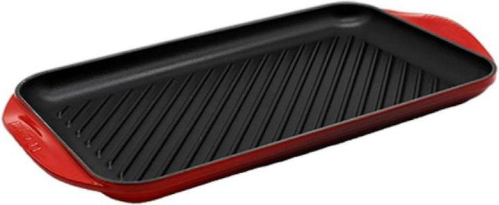 Produktbild Le Creuset 20132400600460 Extragrosse Grillpfanne, Kirschrot (40 cm, Grillpfanne, Gusseisen)