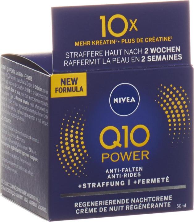 Image du produit NIVEA Crème de nuit régénératrice anti-rides Q10 Power (50 ml)