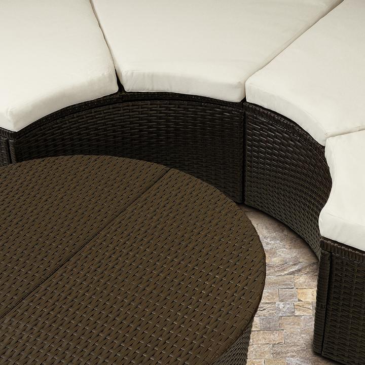 Produktbild Casaria Poly Rattan Sonneninsel (230 cm)