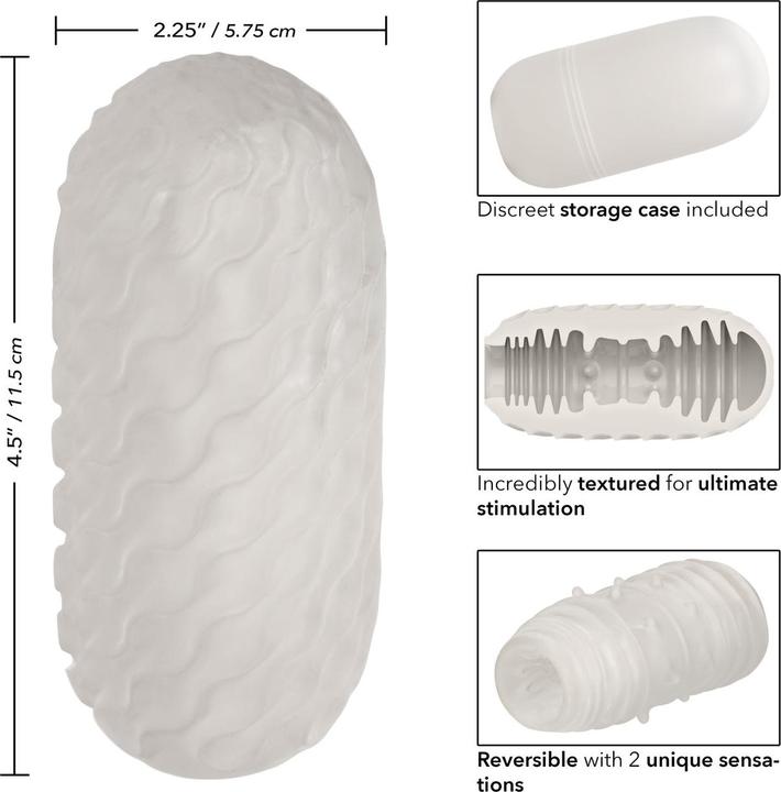 Actual product image CalExotics California Exotics Reversible Ribbed Stroker