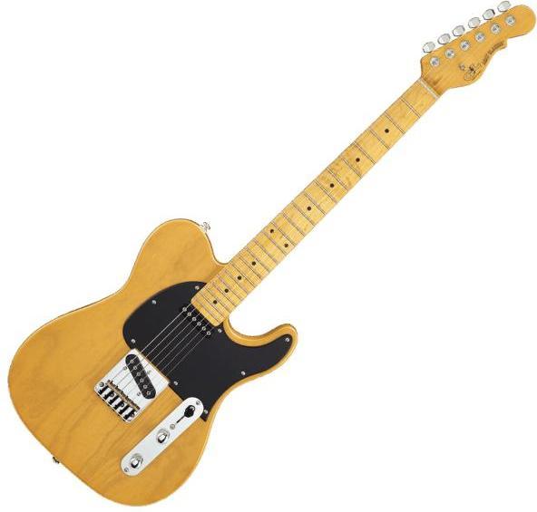 Actual product image G&L GL Guitars electric guitar ASAT Classic Tribute Butterscotch Blonde (Classical guitar, Swamp ash, Maple, Plastic, Nickel)