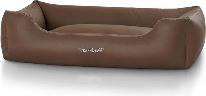 Produktbild Knuffelwuff Hunde-Bett Sidney Kunstleder M-L, 85 x 63 cm, Braun (Hund)