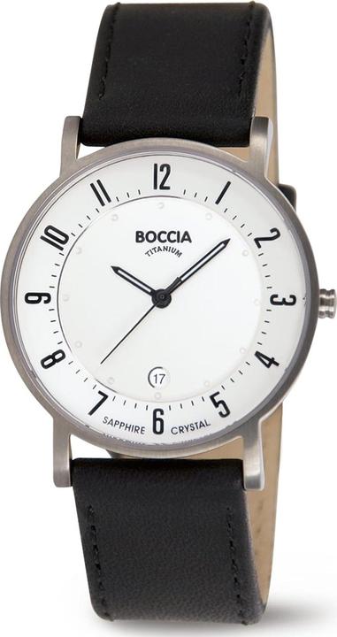 Actual product image Boccia 3533-03 Mens Titanium Watch 37mm 5ATM (Analogue wristwatch, 37 mm)