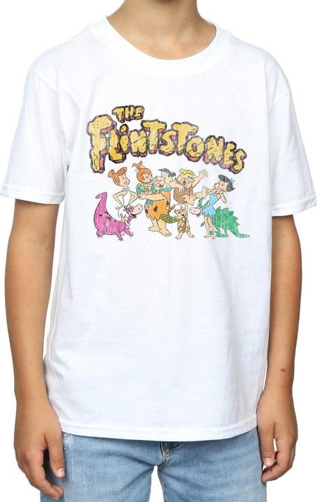Immagine prodotto The Flintstones Group Distressed Maglietta Ragazzi (116)