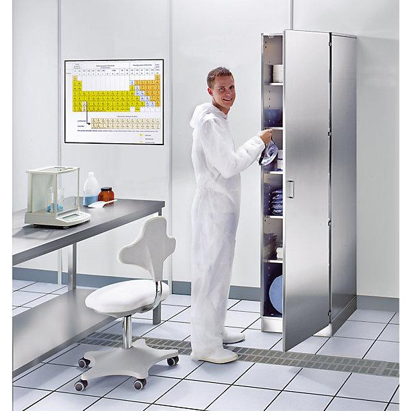 Produktbild kaiserkraft Reinraum-Hochschrank aus Edelstahl (120 x 58.5 x 200 cm)