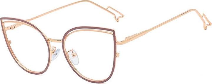 Techsuit - Anti-Blue Light Glasses Reflex Metal (F95597-C2) - Butterfly - Pale Mauve